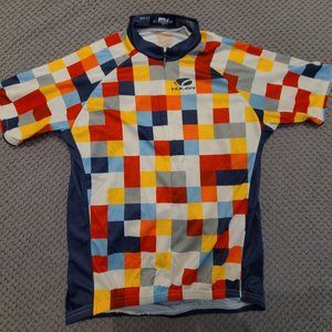 Voler Men's Partial Zip Cycling Jersey - Extra Large, XL, 3 back pockets
